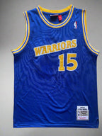 Golden State #15 Sprewell (Blue/Yellow) Classics Jersey