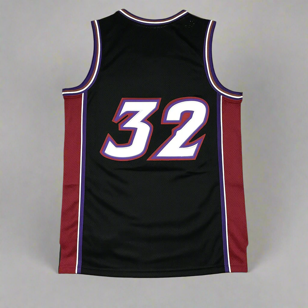 Custom Utah Throwback Style 1998 - 1999 Classics (Black/Burgundy)