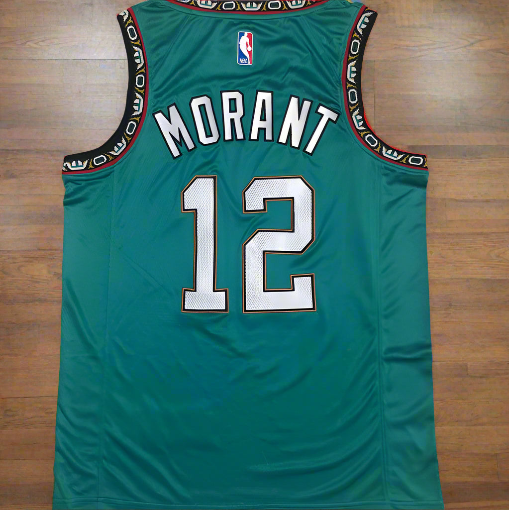 Memphis Grizzlies  #12 Morant (Teal)