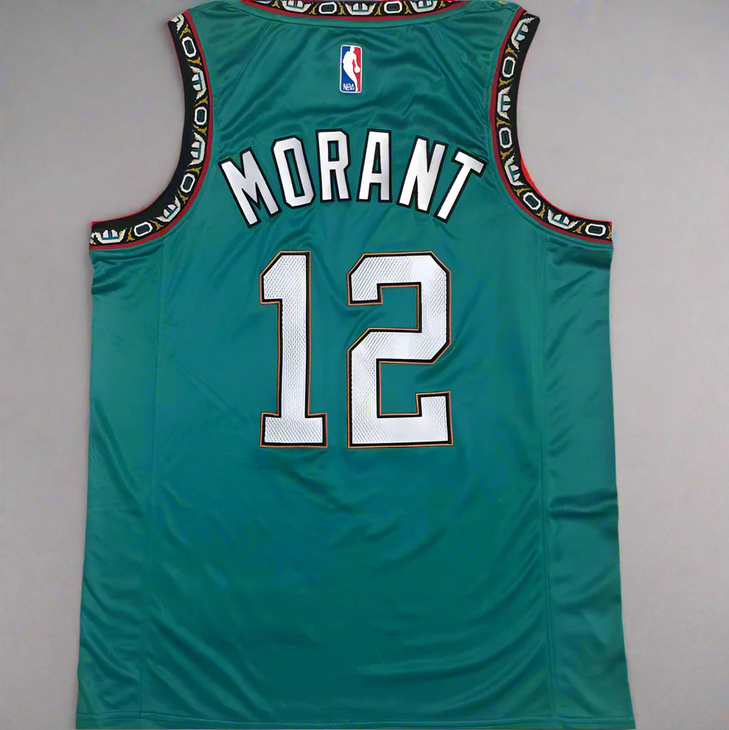 Vancouver #12 Morant (Teal) Swing Jersey
