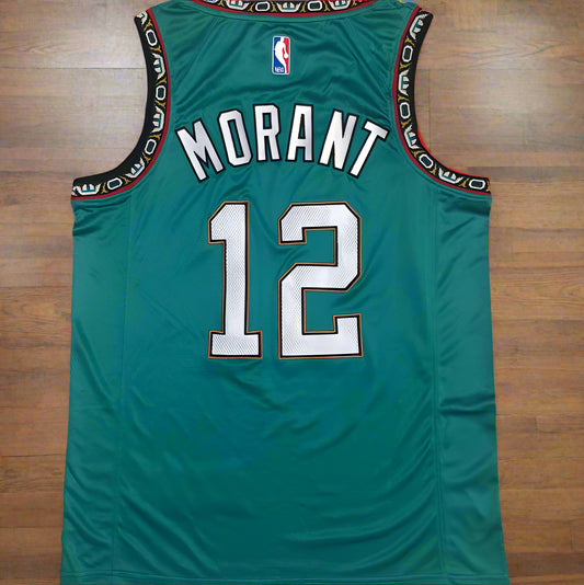 Memphis Grizzlies  #12 Morant (Teal)