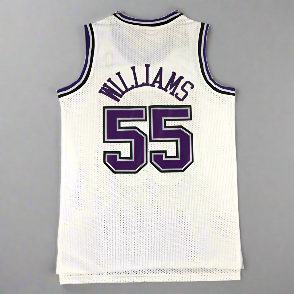 Sacramento #55 Williams (White/Purp) Classics Jersey