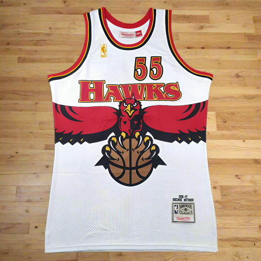 ATLANTA #55 MUTOMBO M & N HW CLASSICS BASKETBALL JERSEY