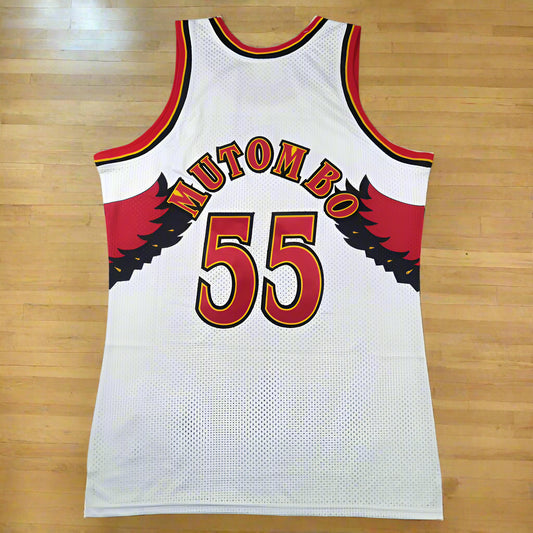 ATLANTA #55 MUTOMBO M & N HW CLASSICS BASKETBALL JERSEY