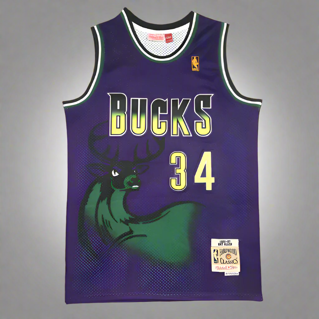 Milwaukee #34 Allen (Purp) Classics Jersey