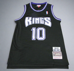 Sacramento #10 Bibby (Black/Purp) Classics Jersey