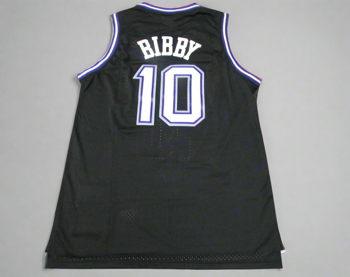Sacramento #10 Bibby (Black/Purp) Classics Jersey
