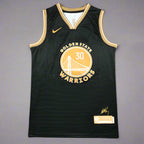 Golden State #30 Curry Special Edition (Black/Gold) Jersey