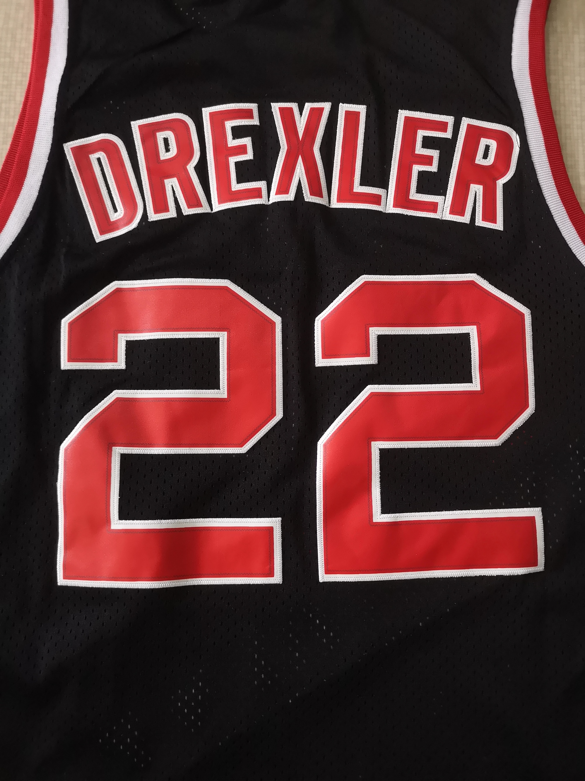 Portland Blazers #22 Drexler (Black) Classics Jersey
