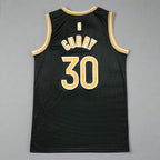 Golden State #30 Curry Special Edition (Black/Gold) Jersey