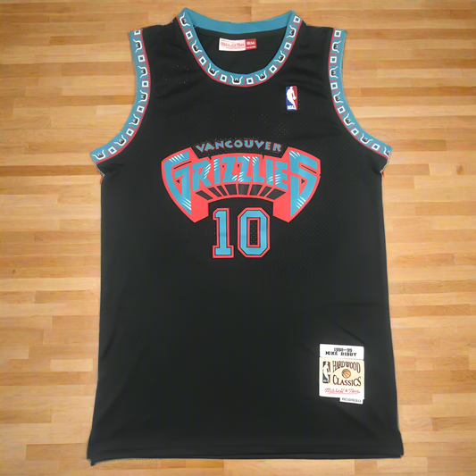 Grizzlies #10 Bibby M & N Hardwood Classics (Black/Teal)