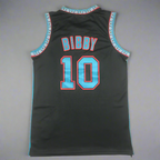 Vancouver Memphis #10 Bibby (Black/Teal) Classics Jersey